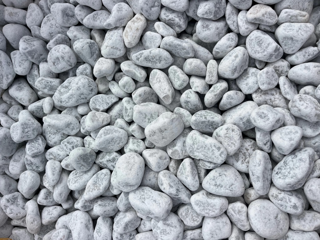 Márvány díszkavics, carrarai fehér