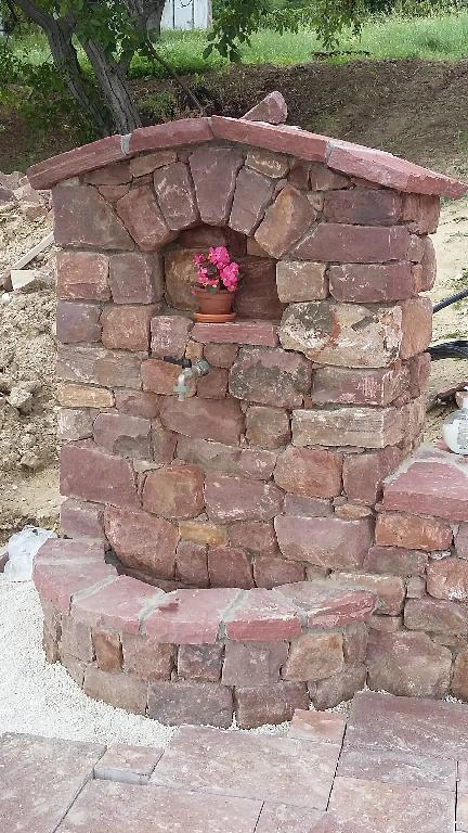 Balatoni vörös, roppantott vágott mediterrán kő