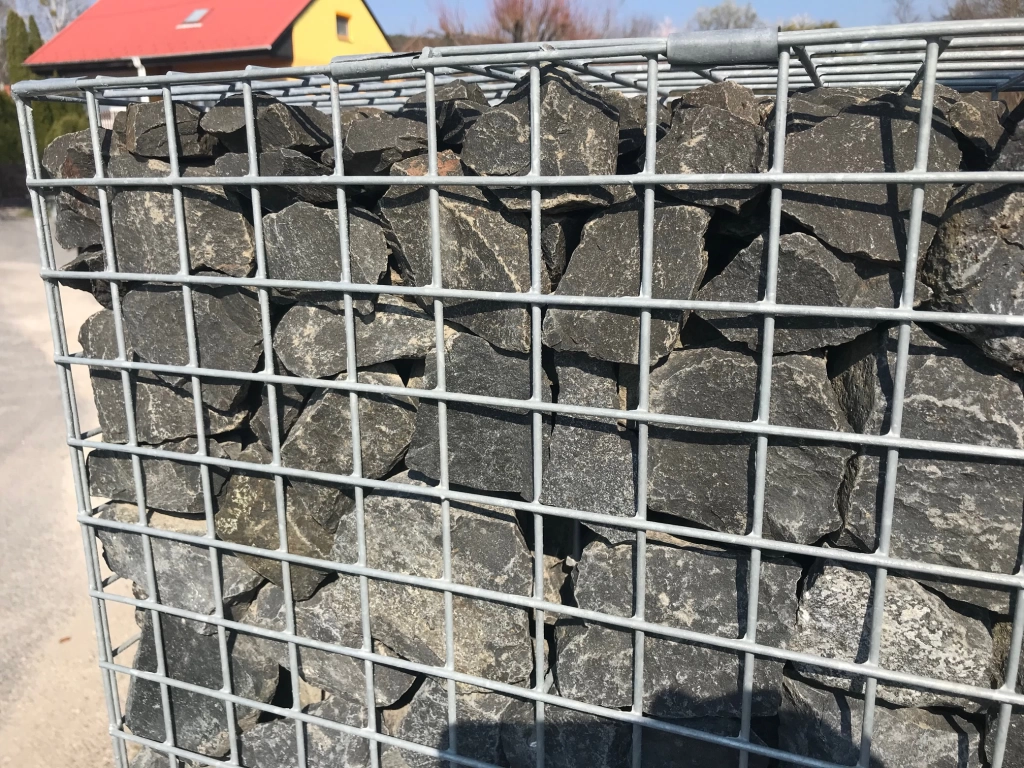 Bazalt gabion kő