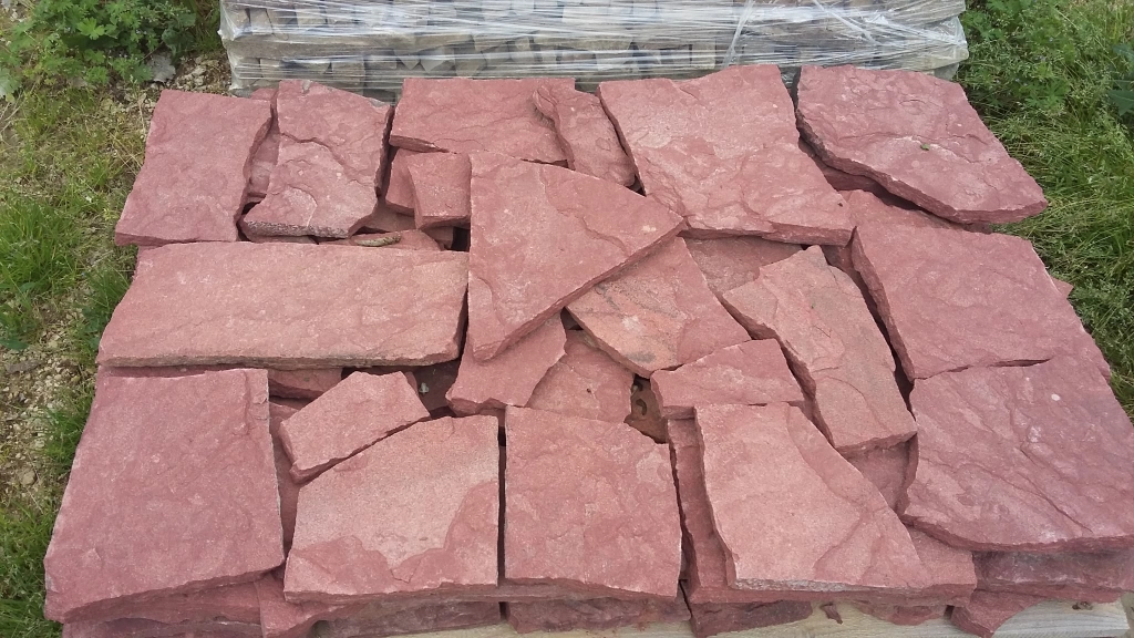 Vörös hasított homokkő