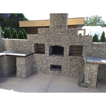 Karmacsi kő szürke fűrészelt mediterrán