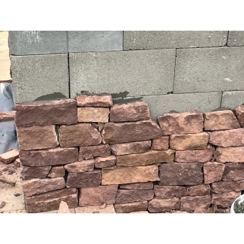 Balatoni vörös, roppantott vágott mediterrán kő