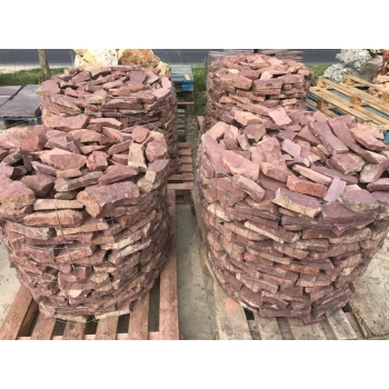 Balatoni vörös, roppantott vágott mediterrán kő