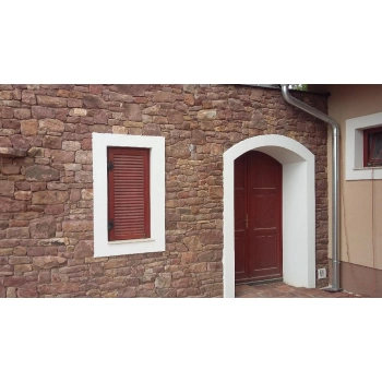 Balatoni vörös, roppantott vágott mediterrán kő