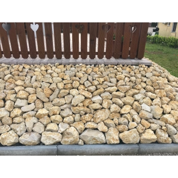 Aranyokker gabion kő