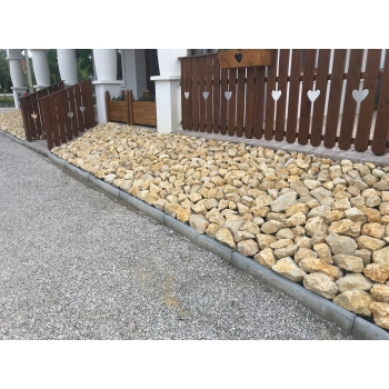 Aranyokker gabion kő