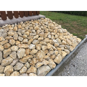 Aranyokker gabion kő