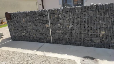 Bazalt Gabion Kő